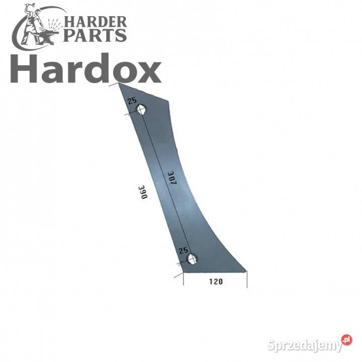 Pierś HARDOX VST1380P części do pługa GASSNER podlaskie Suwałki sprzedam