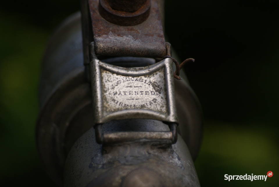 Stara zabytkowa lampa lampka rowerowa karbidowa Warszawa