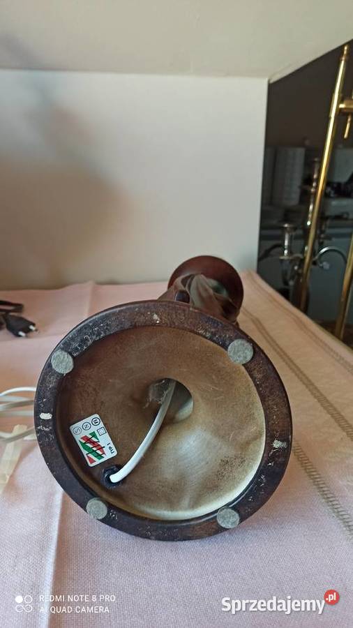 Lampa elektryczna Brąz z zielenią Gdańsk