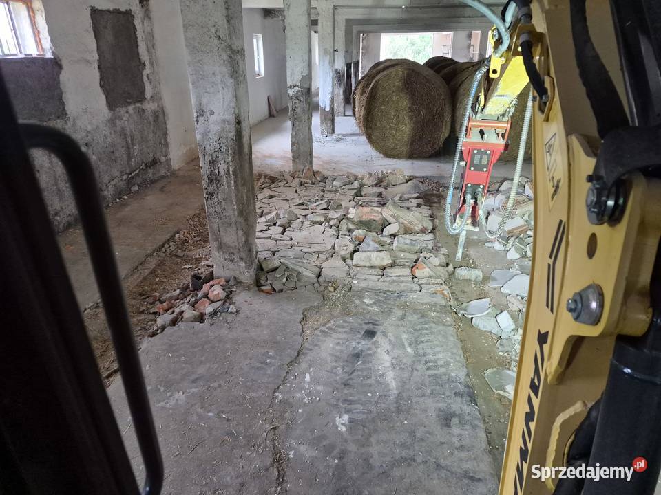 Wynajem minikoparka Yanmar SV17VT wyposażonej w zachodniopomorskie Myślibórz