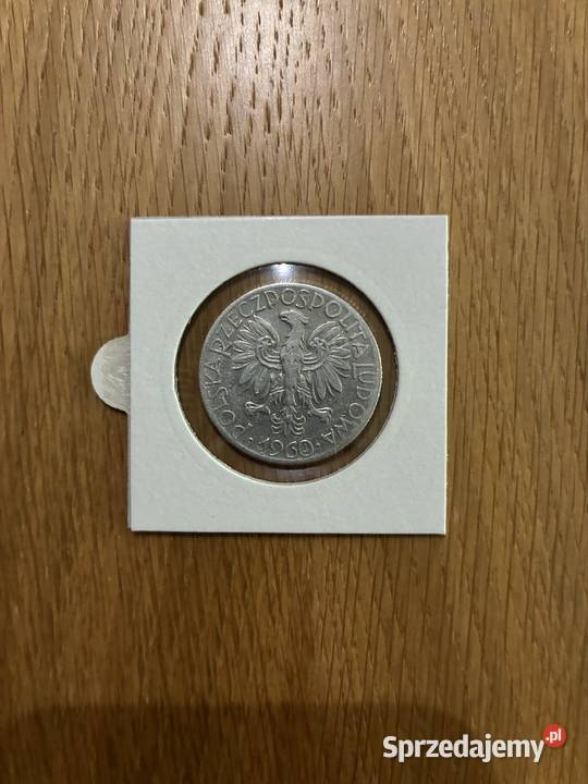 Moneeta 5 zl rybak 1960 Puławy