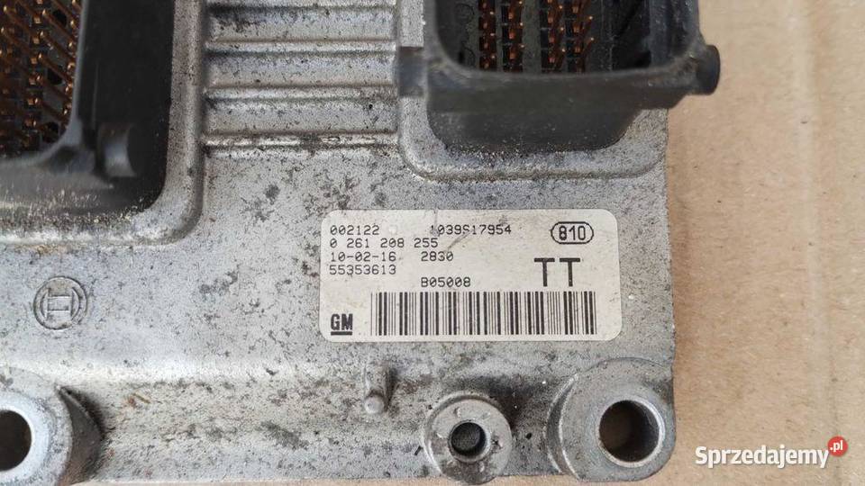 Komputer Sterownik Silnika Ecu Opel Meriva osobowe
