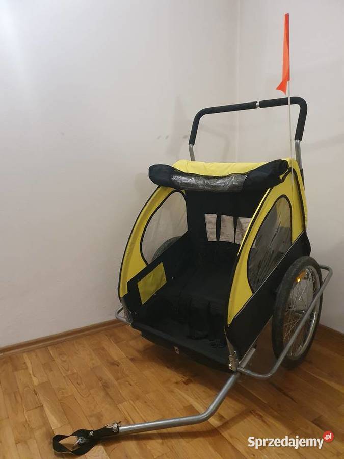 Przyczepka rowerowa dwuosobowa wózek Sportiko mazowieckie