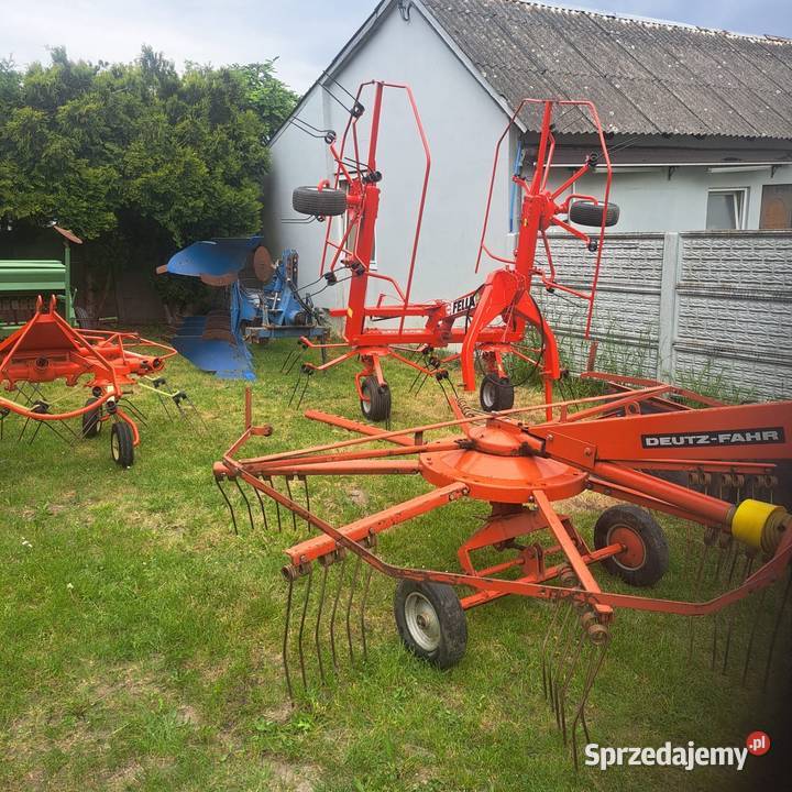 Przetrząsarka do siana hydrauliczna Fella 520m Mierzawa