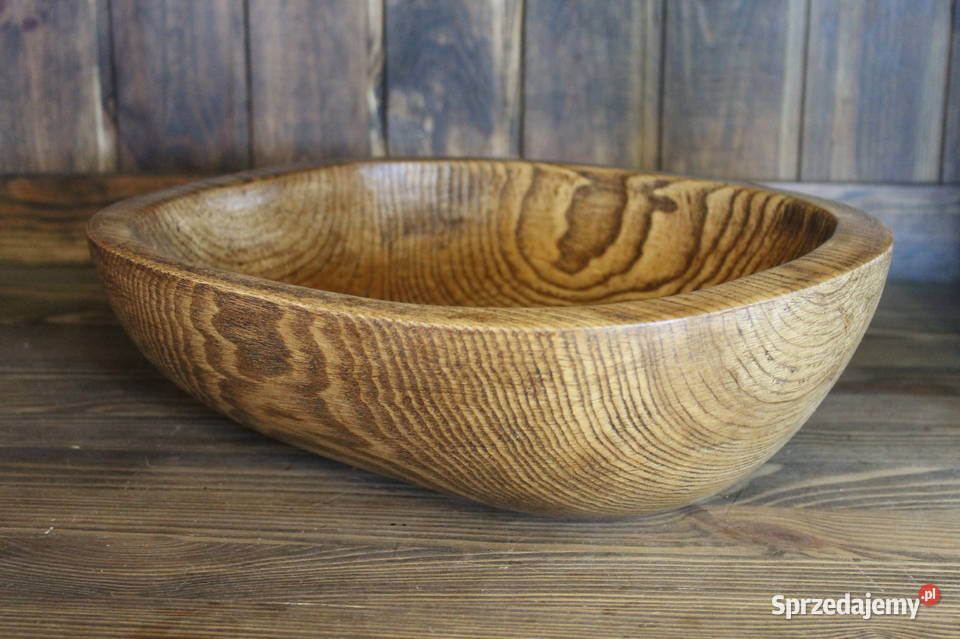 Misa drewniana jesionowa Dekoracje i ozdoby Siekierki Małe