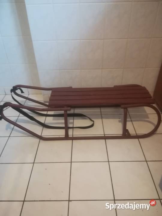 Duże i lekkie sanki metalowe ze sznurkiem Dl Katowice