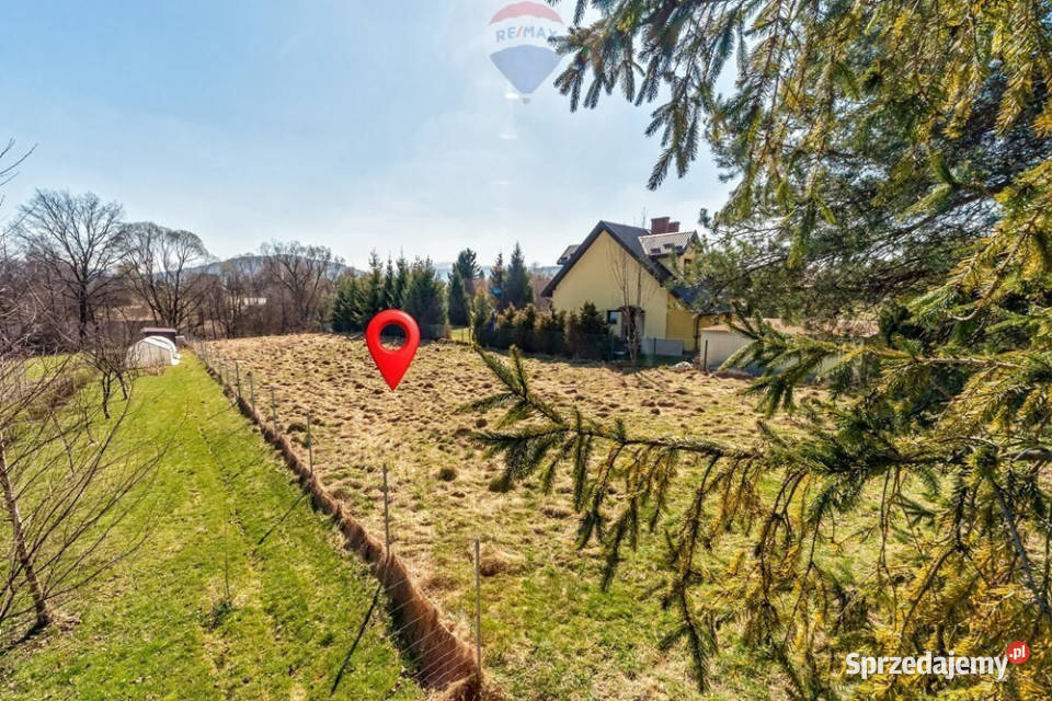 Działka budowlana w górach 17m Jeleśnia