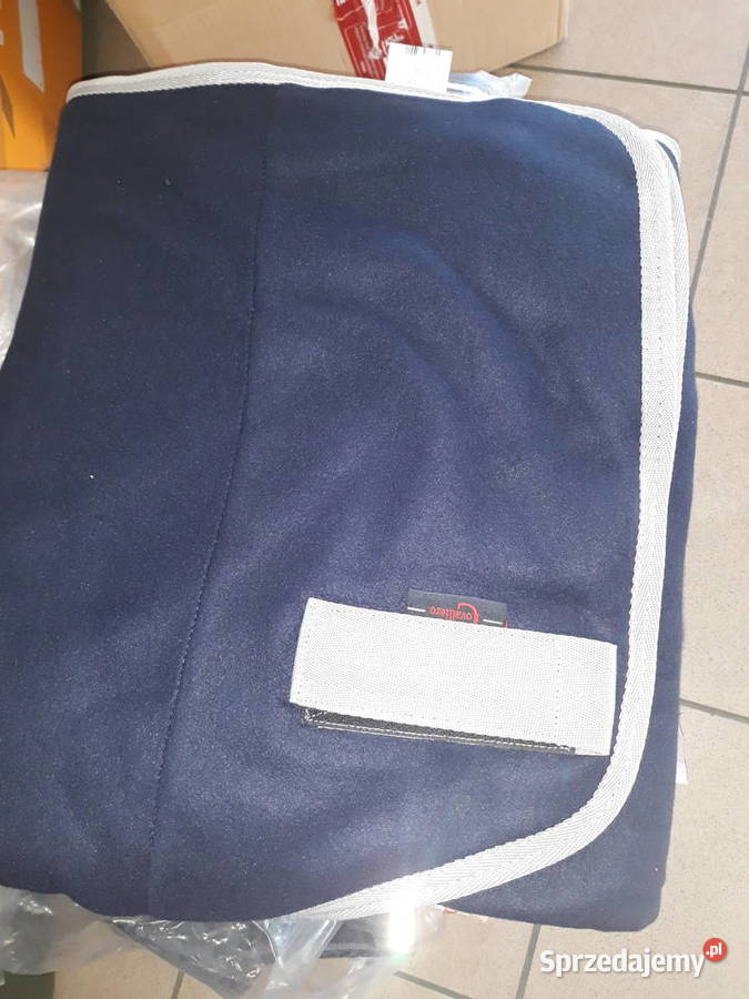 Derka polarowa konia RugBe Economic granatowy Wieluń