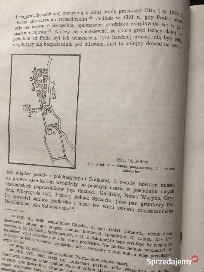 186 Miasta Księstwa Szczecińskiego Do Połowy Antykwariat zachodniopomorskie Szczecin sprzedam