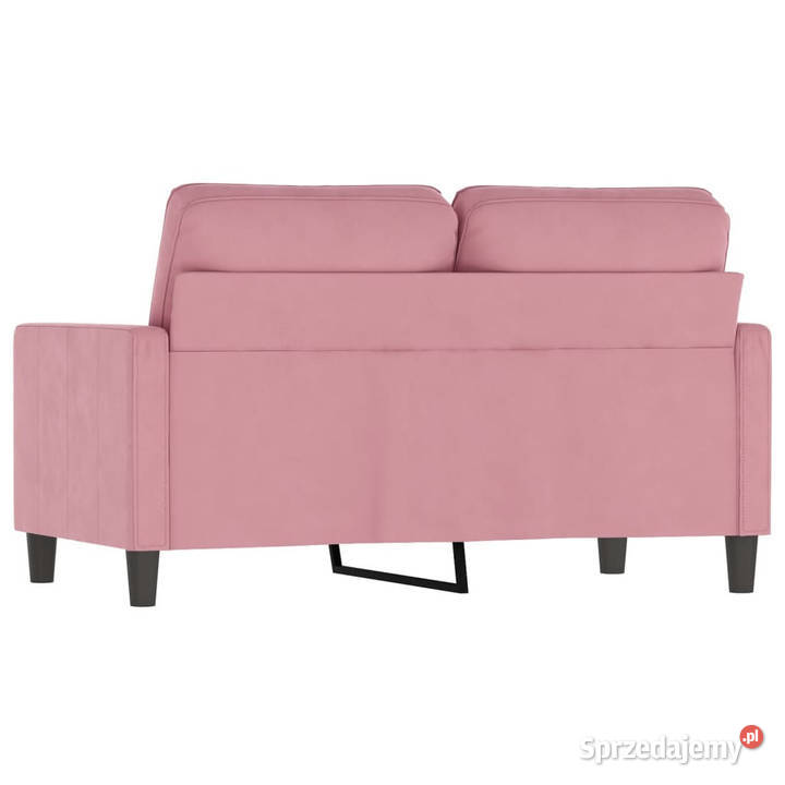 Sofa 2osobowa różowy 120 tapicerowana aksamitem mazowieckie Warszawa