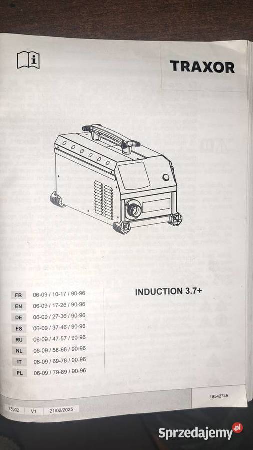 Indukcja do śrub TRAXOR 37 kujawsko-pomorskie Pakość