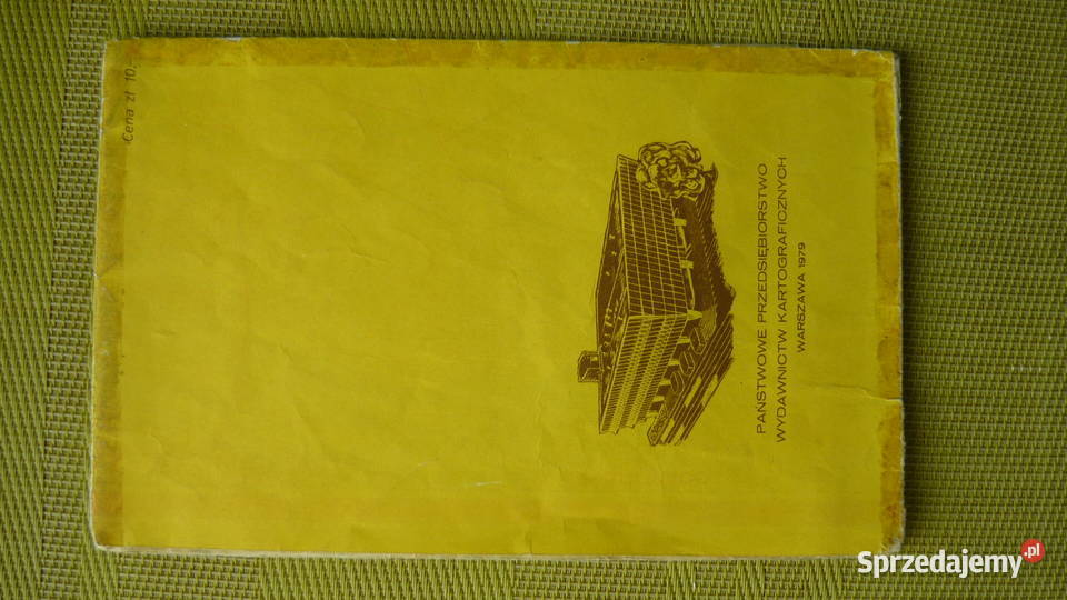 Plan Wrocławia 1979 r śląskie Myszków