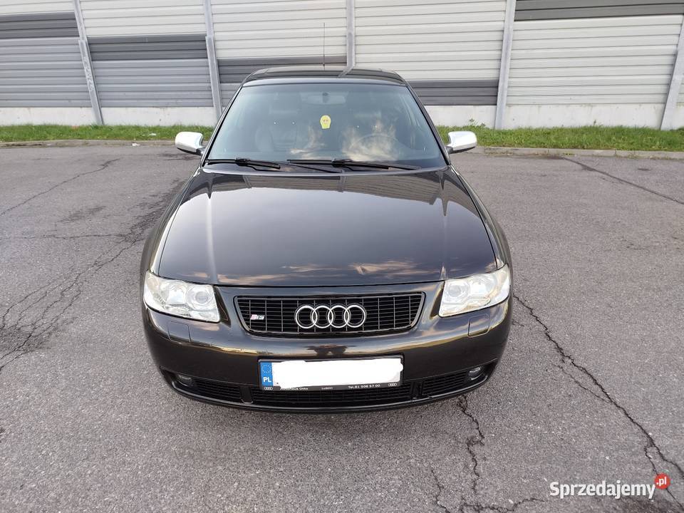 Czarne S3 18 turbo BAM Quattro Benzyna 2002 przyciemniane szyby lubelskie Świdnik