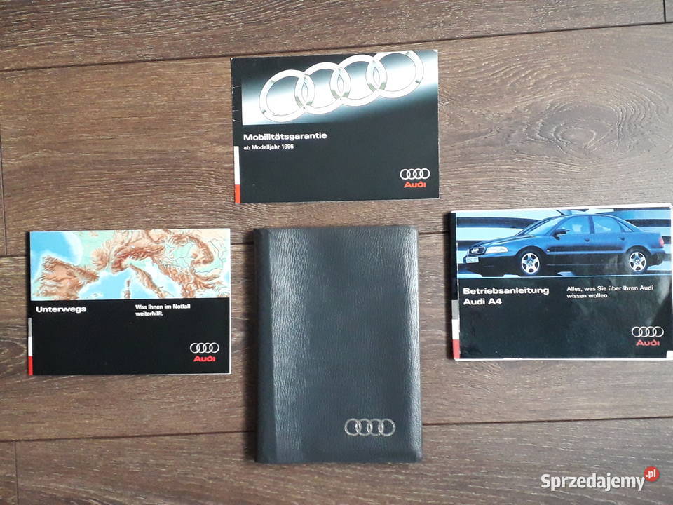 Etui instrukcja papiery Audi A4 B5