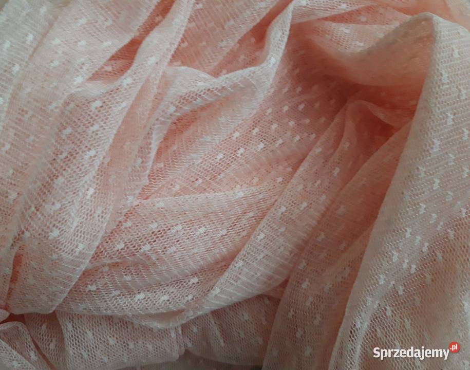 siatka elastyczna kropki kupon 25 metra Inny wzór Warszawa