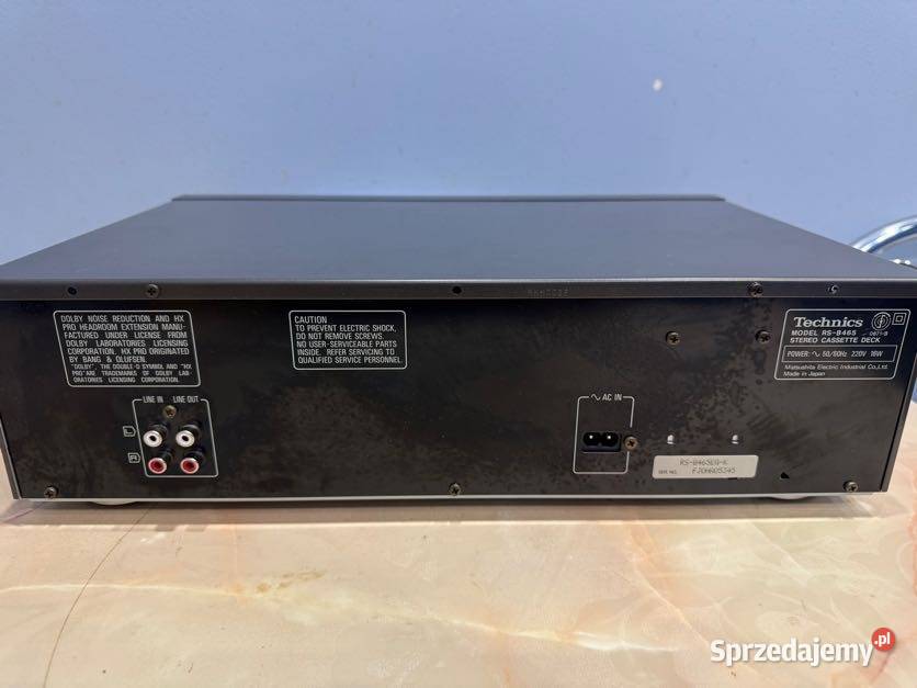 Technics Tape Deck RSB465 Łapy