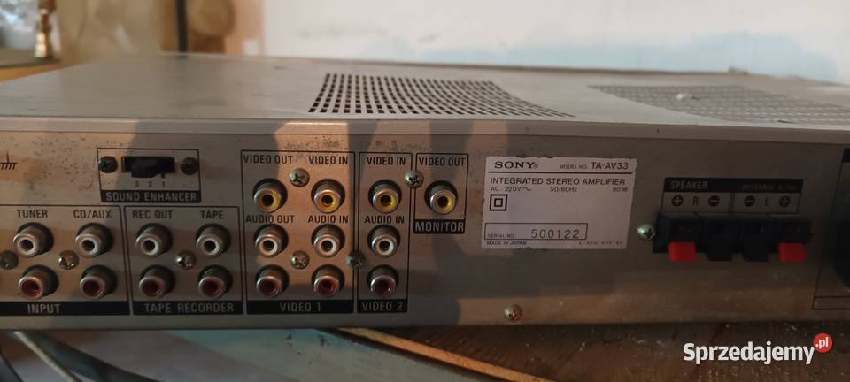 Wzmacniacz sony vintage Audio Kadzidło