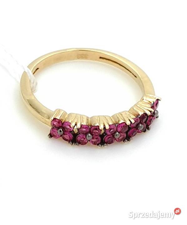 Pierścionek r11 Złoty pr333 Obrączkowy korona z Pierścionki Poznań sprzedam