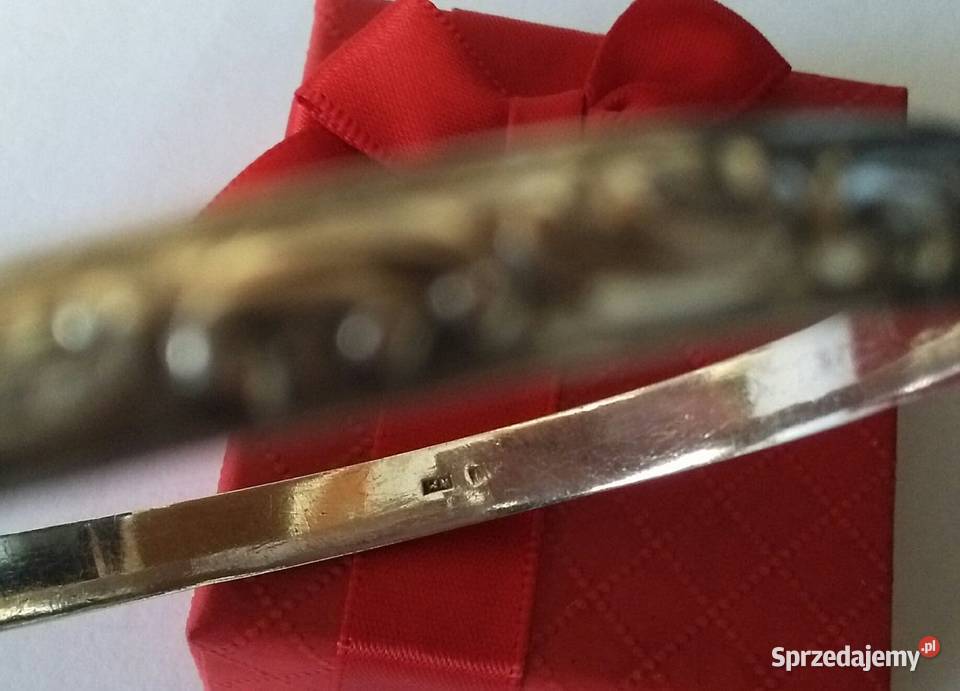 Srebrna bransoletka bangle p925 Blachownia