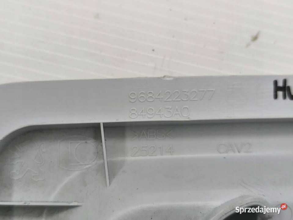 OSŁONA PASA BAGAŻNIKA PEUGEOT 5008 II 9684223277 osobowe