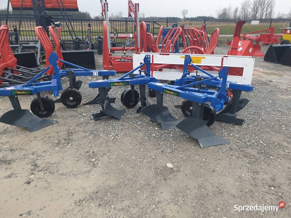 Pług 1 2 skibowy Demarol do minitraktorków Miechów