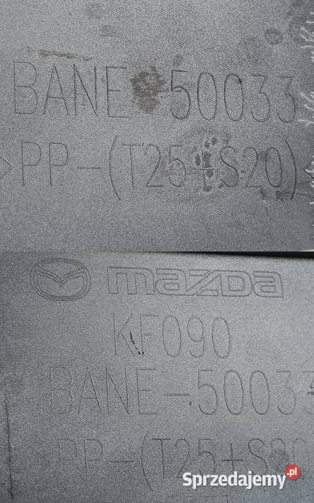 MAZDA 3 LISTWA OSŁONA GÓRNA ATRAPY GRILLA PRZÓD osobowe