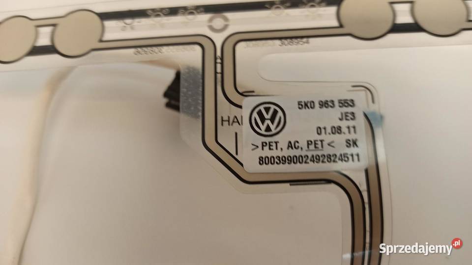 VW TIGUAN CZUJNIK ZAJĘCIA FOTELA 5K0963553