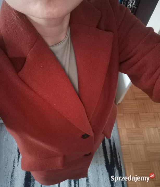 płaszcz zimowy mango L 40 ceglasty Mango Chełm sprzedam