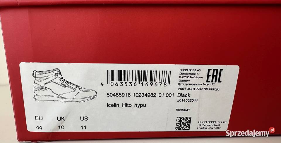 HUGO BOSS buty sportowe rozmiar 44445 inna Szczecin