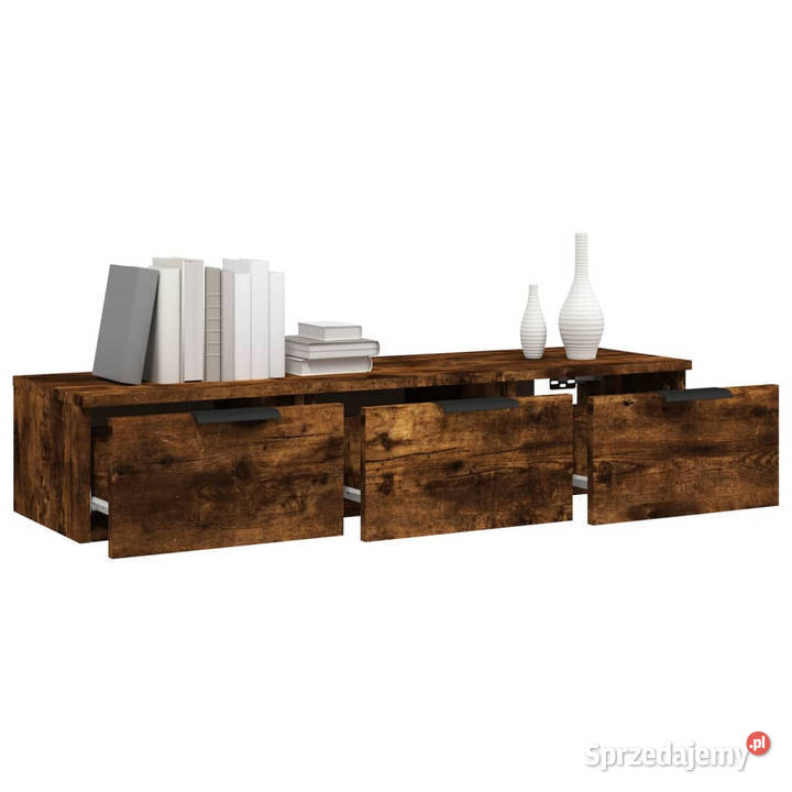 Szafka ścienna przydymiony dąb 102x30x20 Półki Warszawa sprzedam