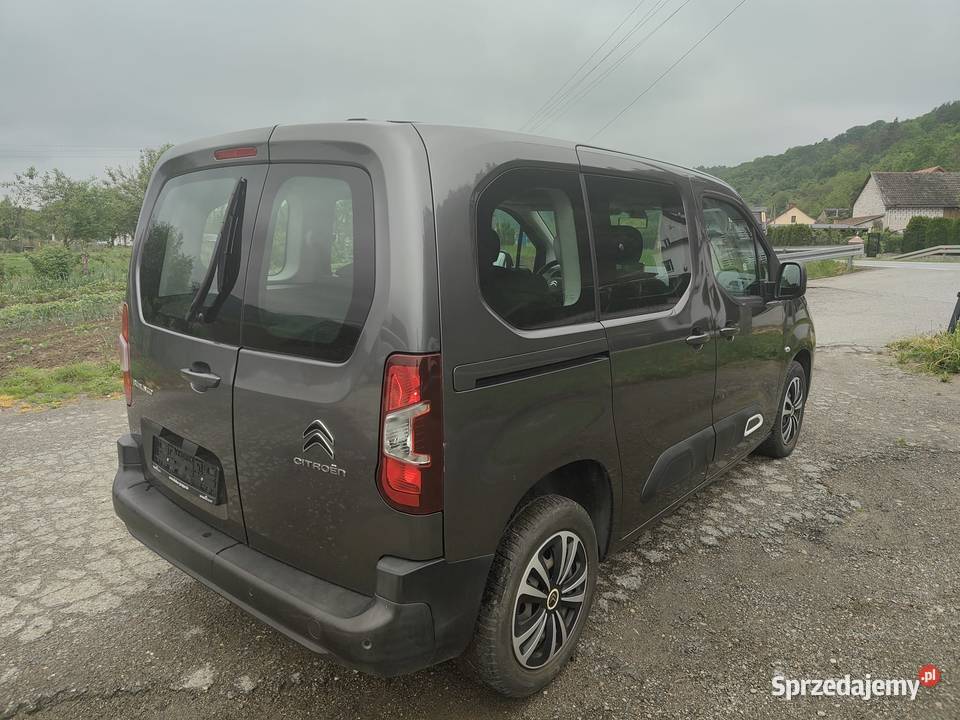 Citroen Berlingo 2020r 15 102 mały przebieg 115 diesel małopolskie Wielka Wieś