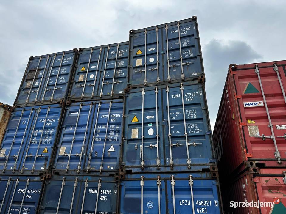 Kontener morski magazynowy budowlany 40 DV pomorskie Łebno