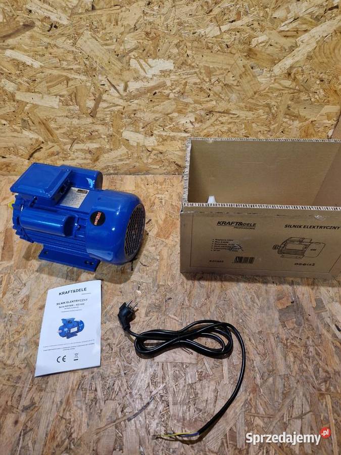 SILNIK ELEKTRYCZNY JEDNOFAZOWY 230V 1430 RPM 3kW wielkopolskie Głogowa sprzedam
