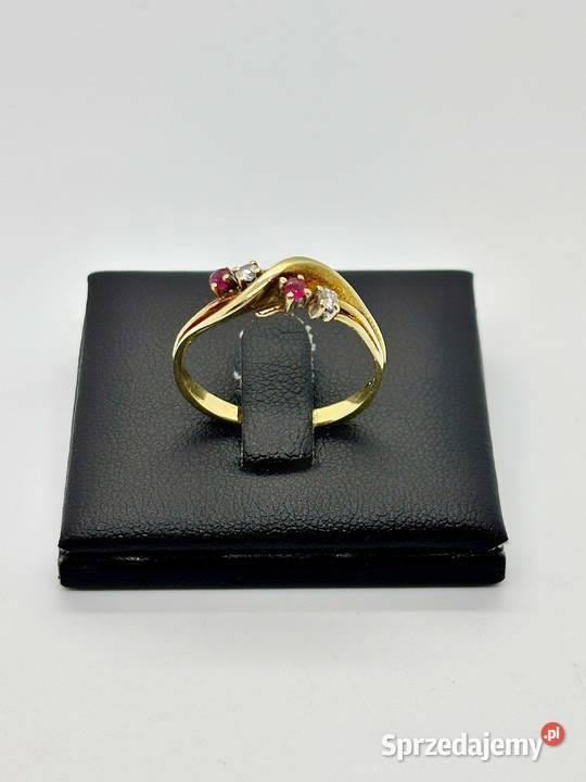 Złoty pierścionek pr 585 310g Rozmiar 22 z