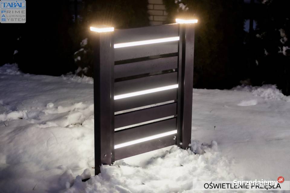 Aluminiowe zadaszenie furtki oświetlenie LED metal lubelskie Lublin sprzedam