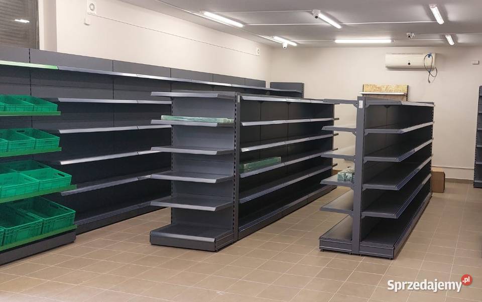 Regał sklepowy gondola regał metalowy Mago Sklep Barczewo sprzedam
