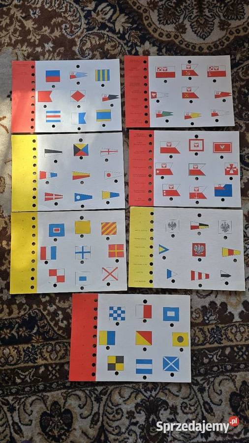 Gra Planszowa Świetlna PRL Flagi i Bandery Łódź