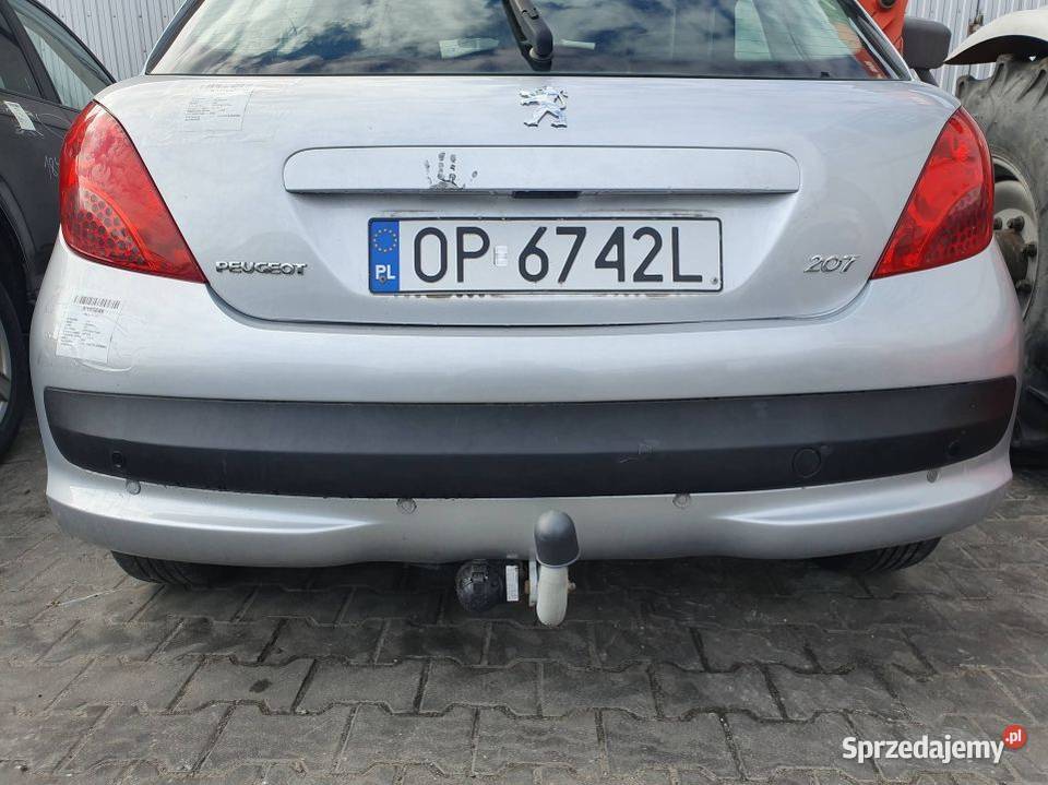 ZDERZAK TYŁ PEUGEOT 207 EZR Lipno