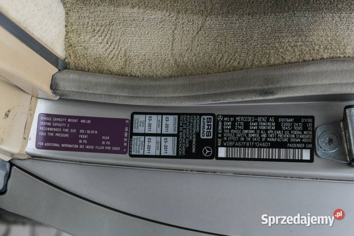 MercedesBenz R129 SL500 niski przebieg czysty SL