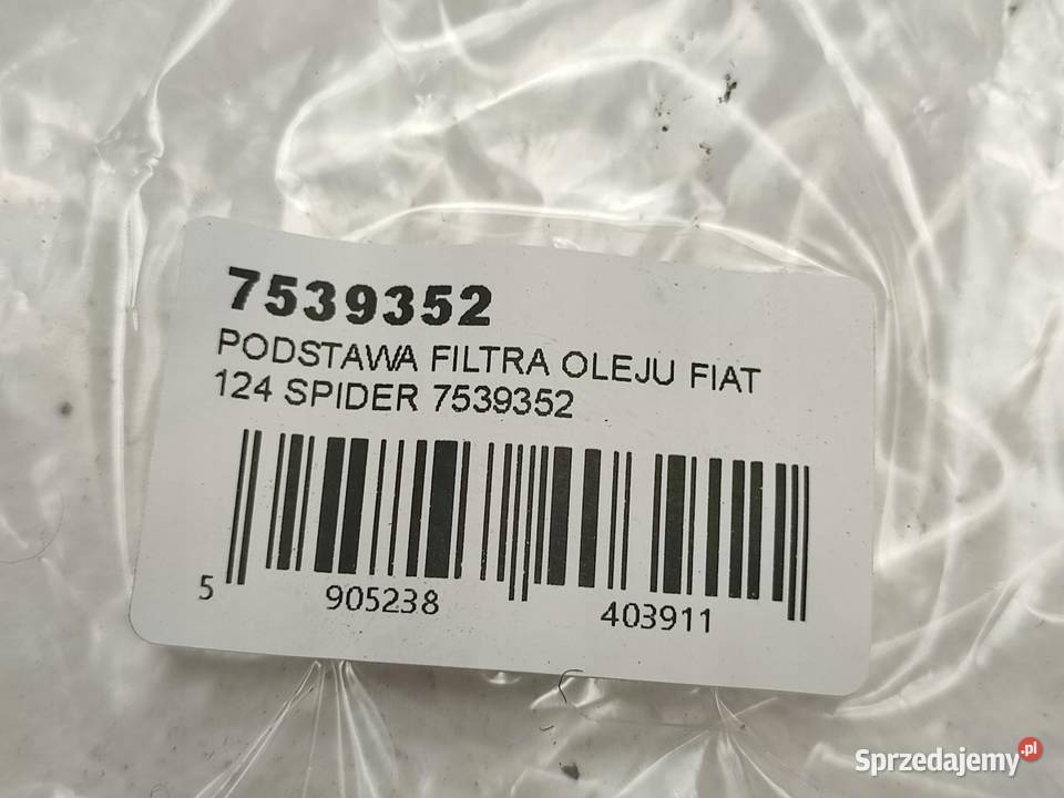 PODSTAWA FILTRA OLEJU FIAT TIPO TEMPRA 19891996