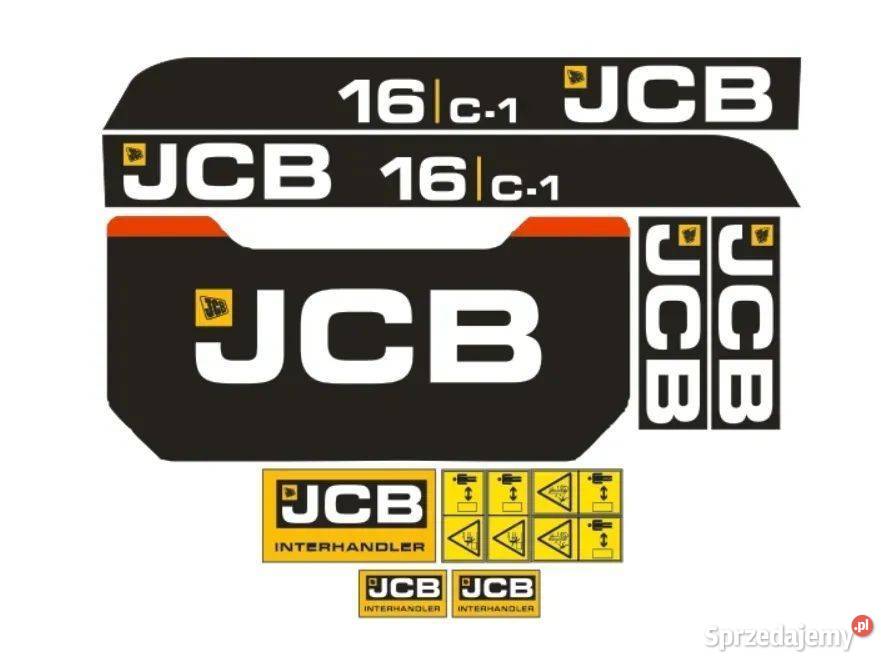 Naklejki oklejenie naklejka JCB 16 C1 Zamiennik Janików