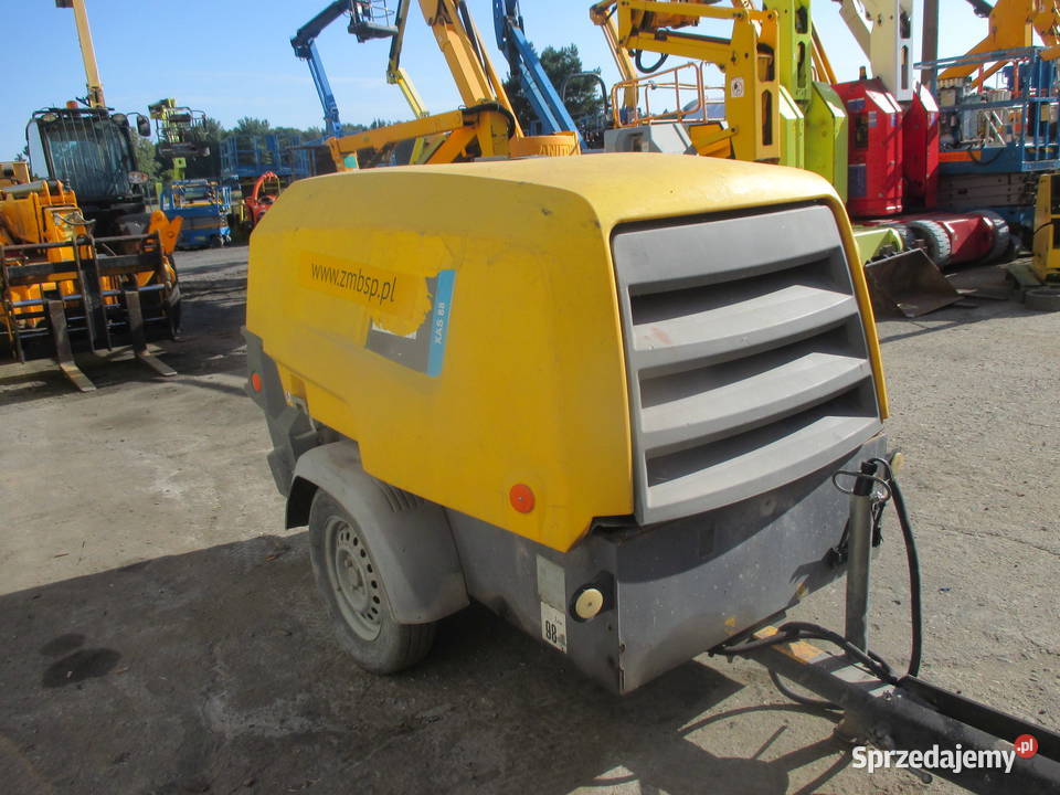 Sprężarka śrubowa przewoźna Atlas Copco XAS88 KD Pozostałe Pleszew