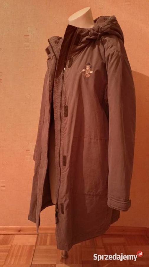 Kurtka długa damskadziewczęca DONALDSON brązowy/beżowy