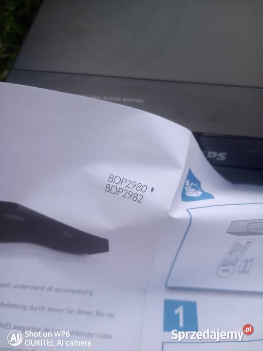 Odtwarzacz Bluray Philips BDP2980 Błaszki