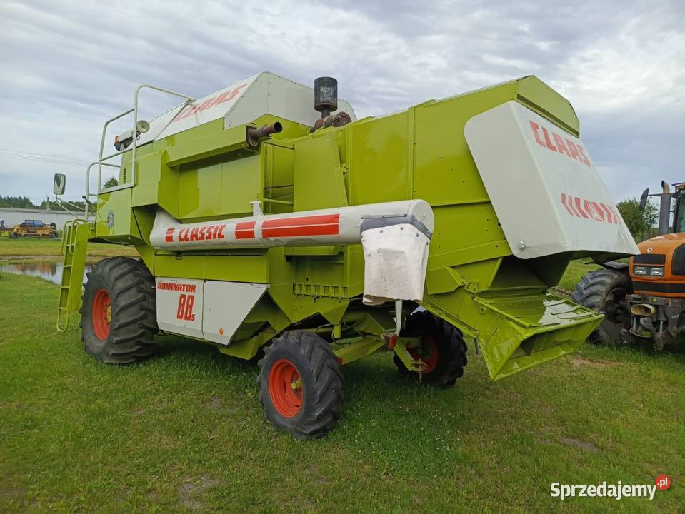 Kombajn zbożowy Claas Dominator 88s heder 39 m wielkopolskie Łobżenica