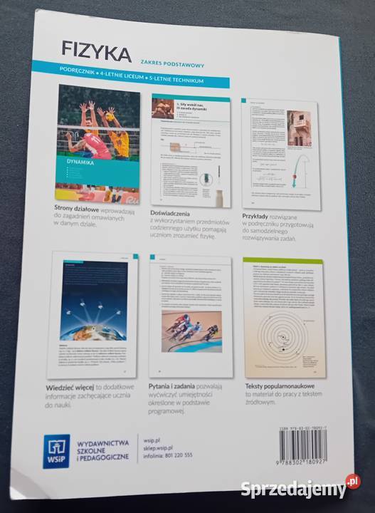 Fizyka 1 Liceum i technikum Zakr podstawowy WSiP wielkopolskie Koźminek