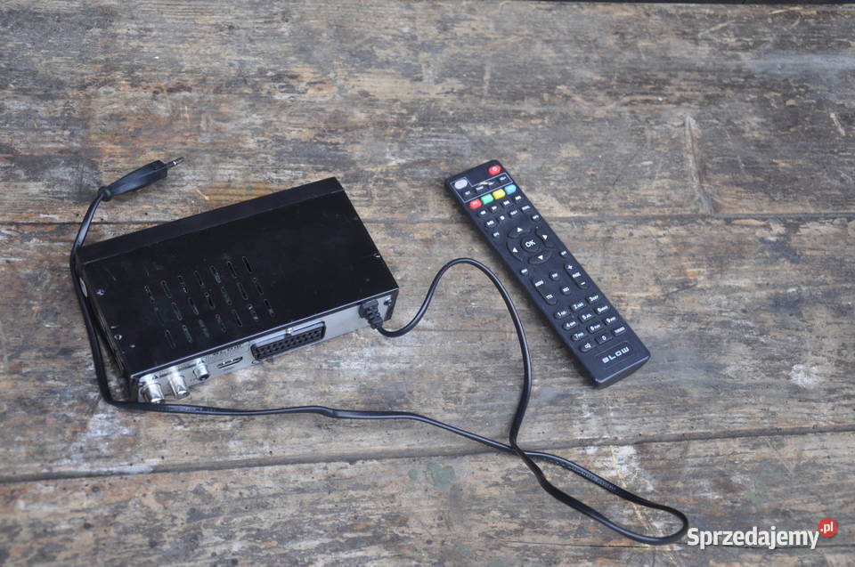 Dekoder DVBT 2 Hevc Pilot Blow Zestaw Uszkodzony Rzeszów