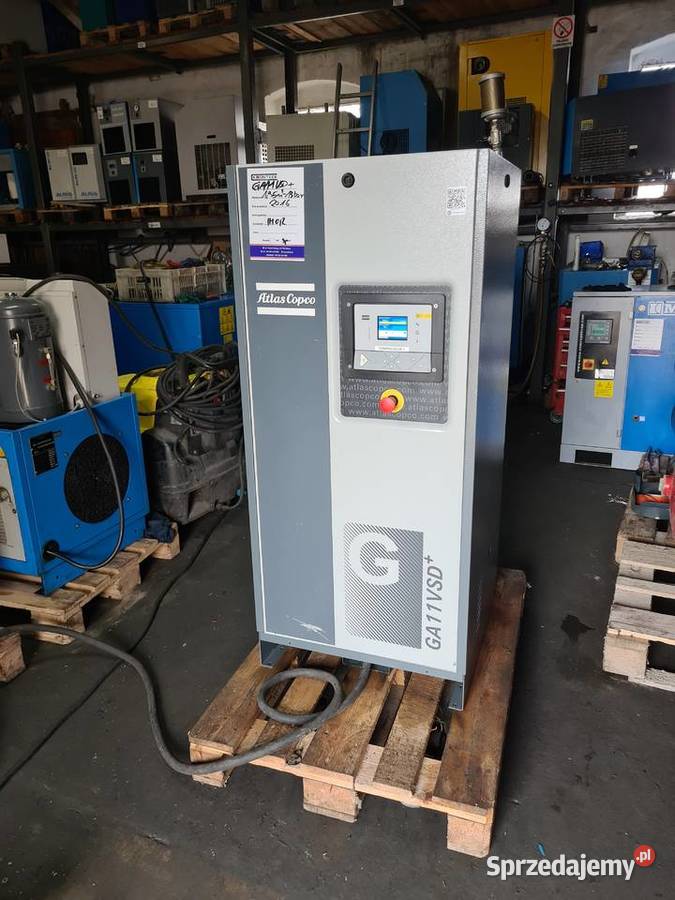 Kompresor śrubowy Atlas Copco GA 11 VSD Zduny