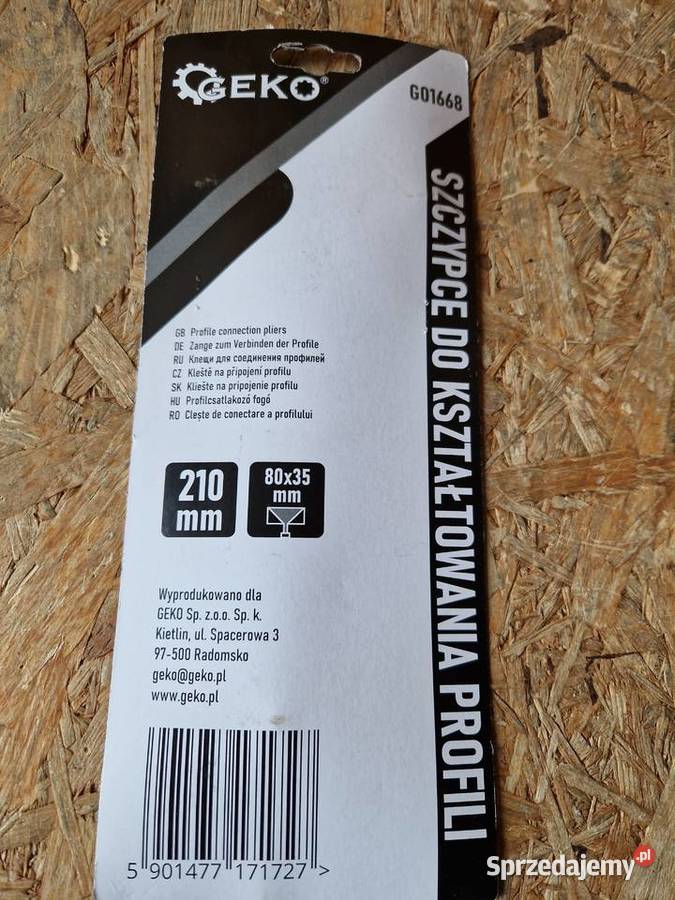 Szczypce kleszcze blacharskie dekarskie wygięte Szczypce i kombinerki wielkopolskie Głogowa sprzedam