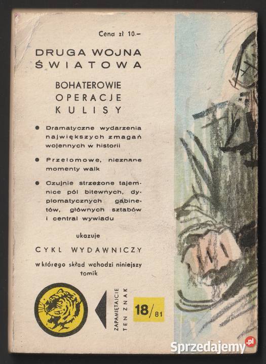 ŻÓŁTY TYGRYS PRZYCZÓŁEK STRACONEJ SZANSY 1981 Rok wydania 1981 Pozostałe Łódź